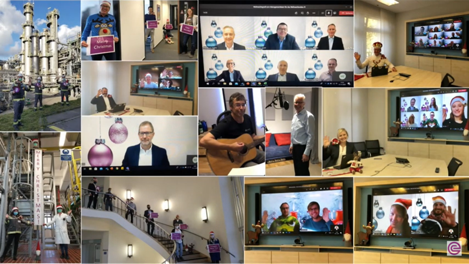 Colleagues from all functions participated in our Christmas video.